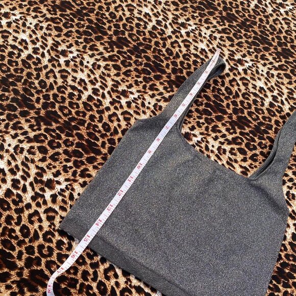 anthropology silver crop tank top - Picture 5 of 6